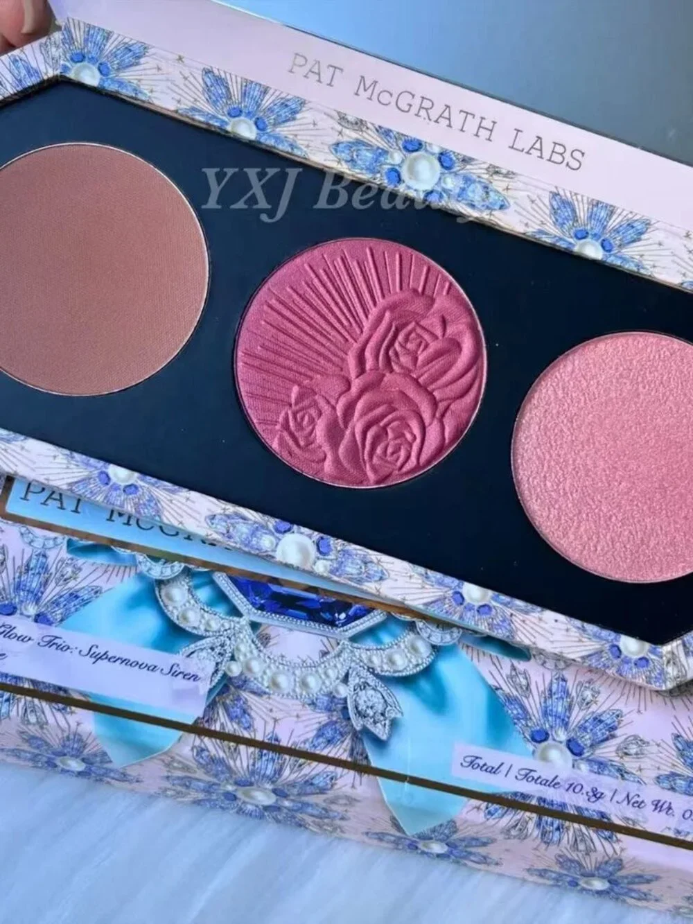 New Pat McGrath Labs Divine Blush Bronzer & Glow Trio Palette~Supernova Siren~